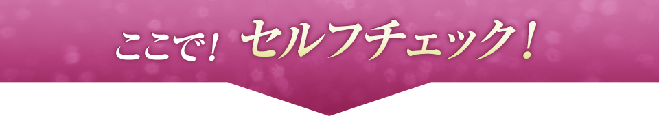 ここで!セルフチェック!